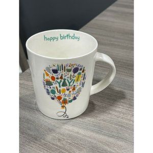 Pfaltzgraff Happy Birthday Mug Balloons H4